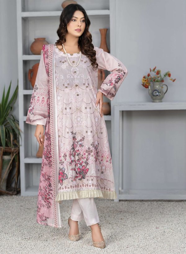 3 PC Embroidered Lawn 26/09