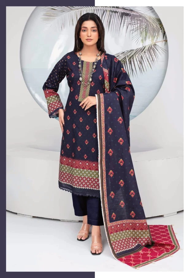 3 PC Digital Printed Khaddar