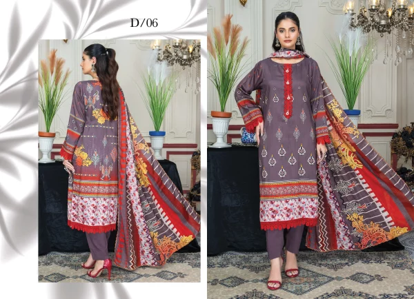 3 PC Digital Printed Viscose - Image 4