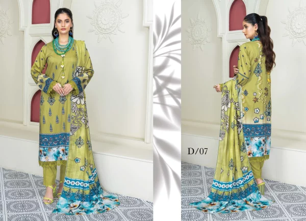 3 PC Digital Printed Viscose - Image 4