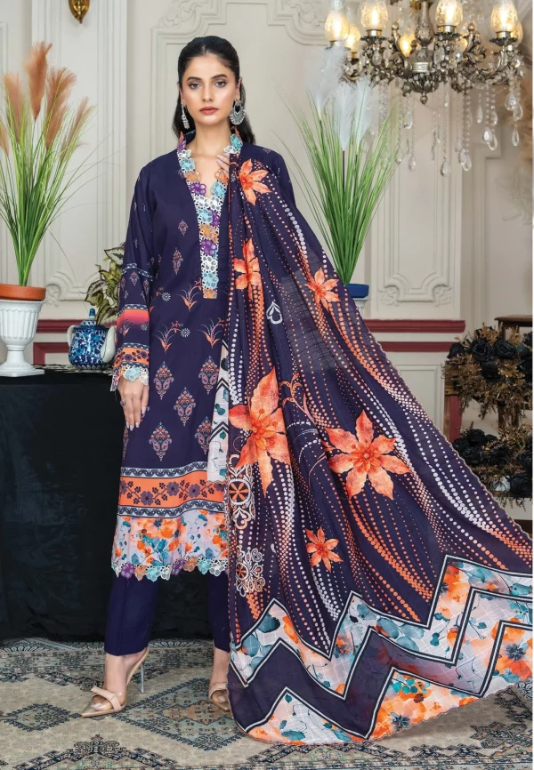 3 PC Digital Printed Viscose