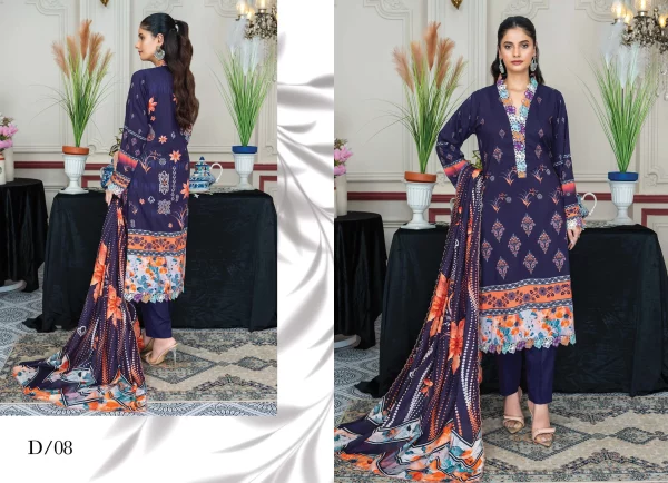 3 PC Digital Printed Viscose - Image 5