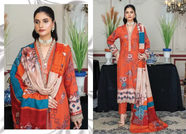 3 PC Digital Printed Viscose - Image 4