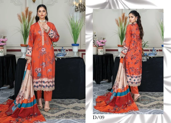 3 PC Digital Printed Viscose - Image 2