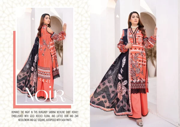 3 PC Digital Printed Soft Khaddar - Image 2